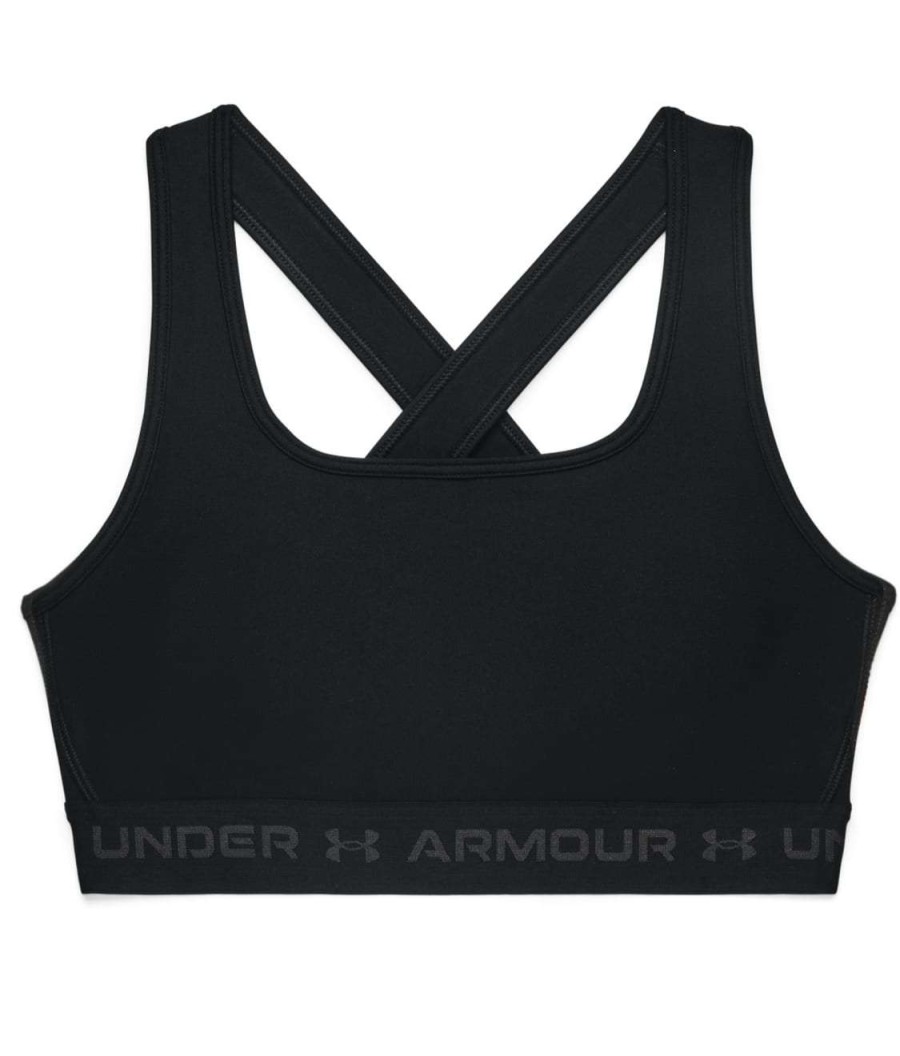 Bras * | Sale Under Armour Plus Size Armour High Impact Racerback Zipper Sports Bra Black