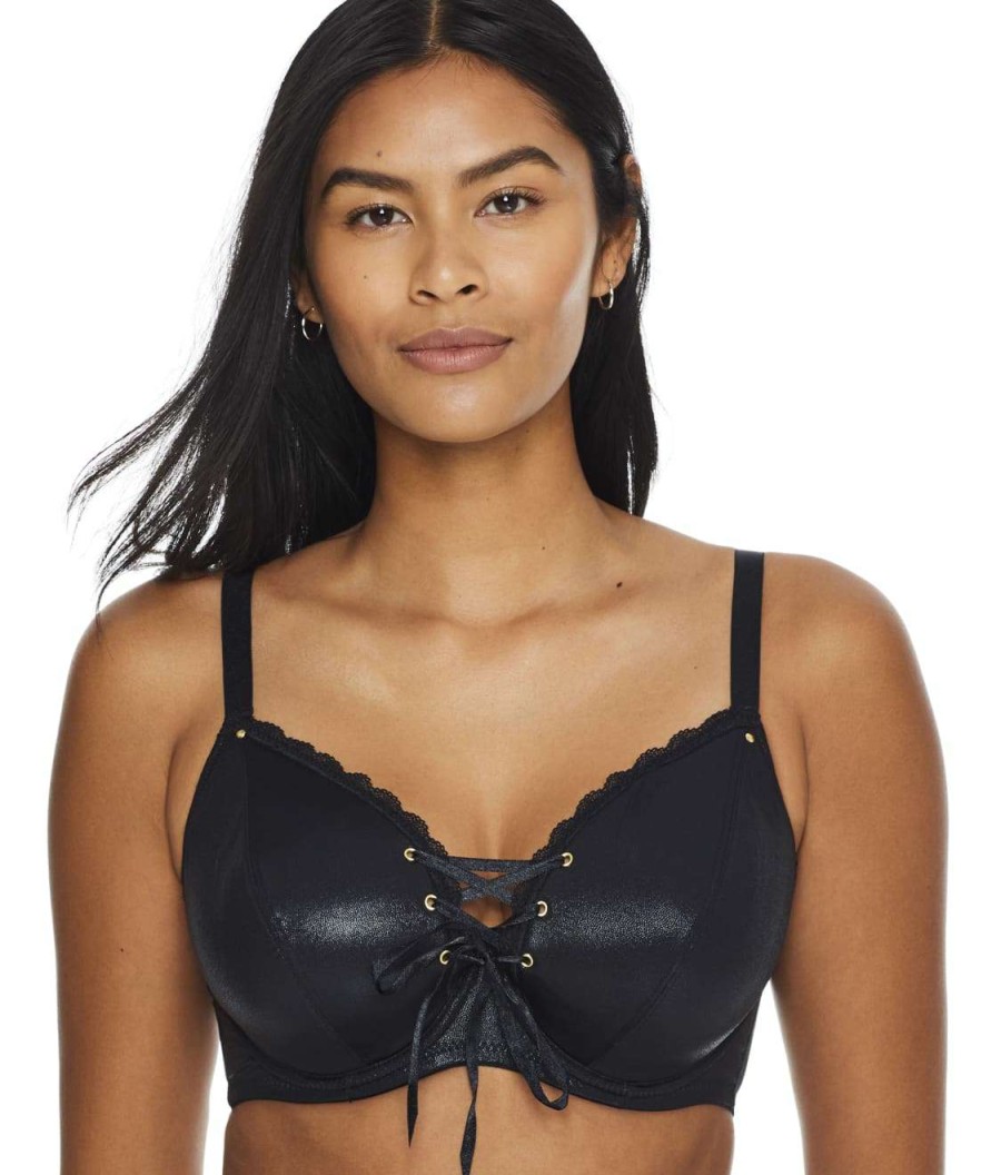 Pour Moi Bras * | Outlet Pour Moi Scandalous Contour Bra Black