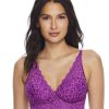 Bras * | Outlet Maidenform Casual Comfort Convertible Longline Bralette Dark Magenta