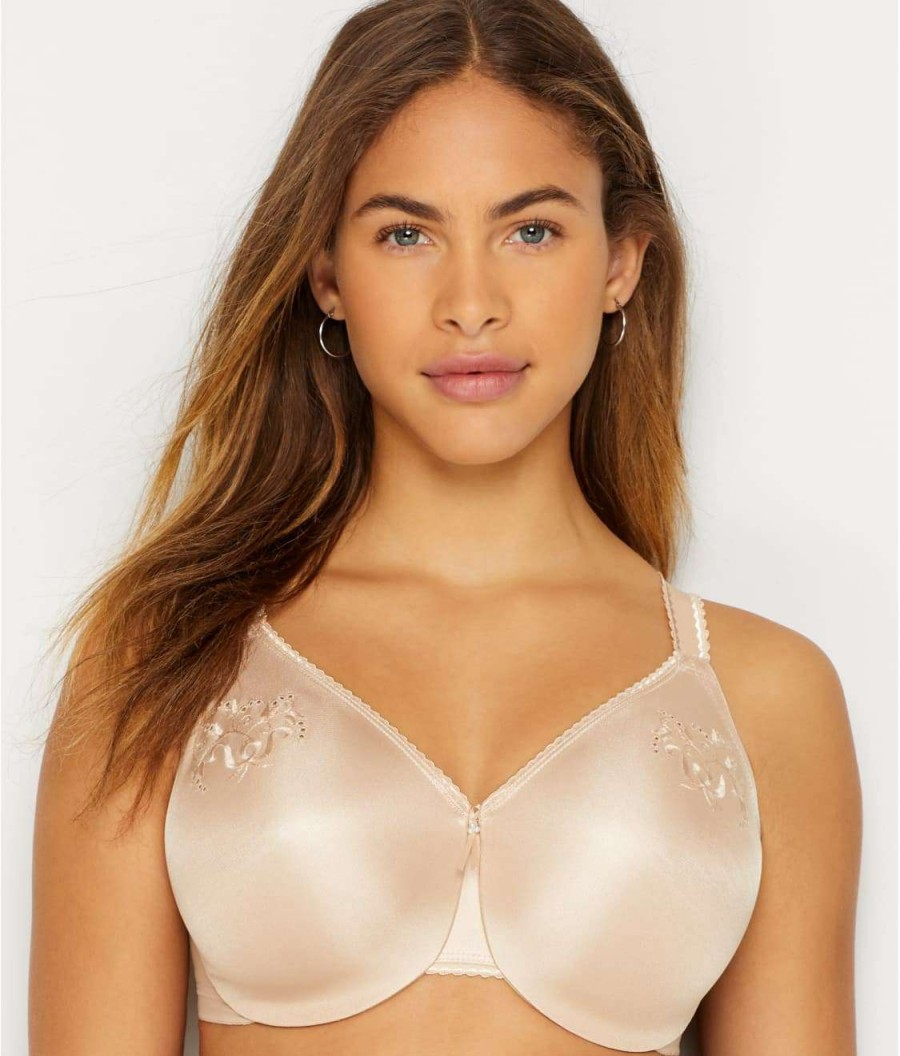 Wacoal Bras * | Outlet Wacoal Slimline Seamless Minimizer Bra Sand