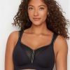 Bras * | Outlet Simone Perele Harmony High Impact Underwire Sports Bra Black