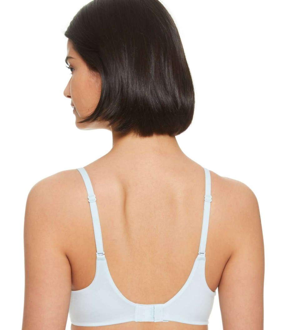 Bras * | Cheap Maidenform Comfort Devotion Demi Convertible T-Shirt Bra Blue Whimsy