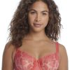 Bras * | Outlet Simone Perele Dahlia Demi Bra Papaya