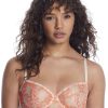 Bras * | Sale Simone Perele Violette Demi Bra Pop Pink