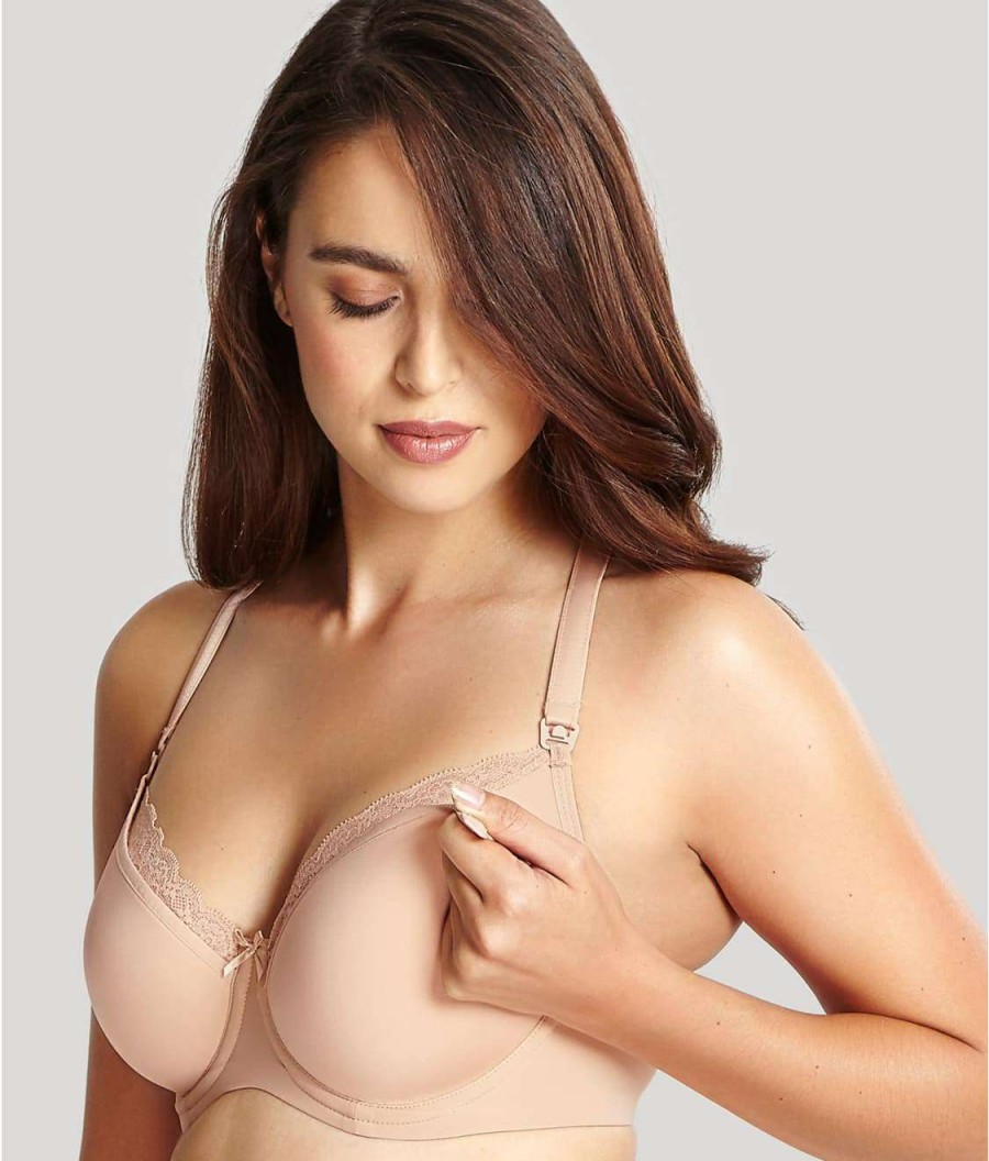 Bras * | Outlet Panache Eleanor Nursing Bra Latte