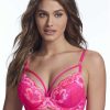 Bras * | Sale Inner Secrets Hello Sugar Lace Cage Bra Plumeria Pink