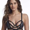 Bras * | Online Inner Secrets Caged Underwire Bra Black