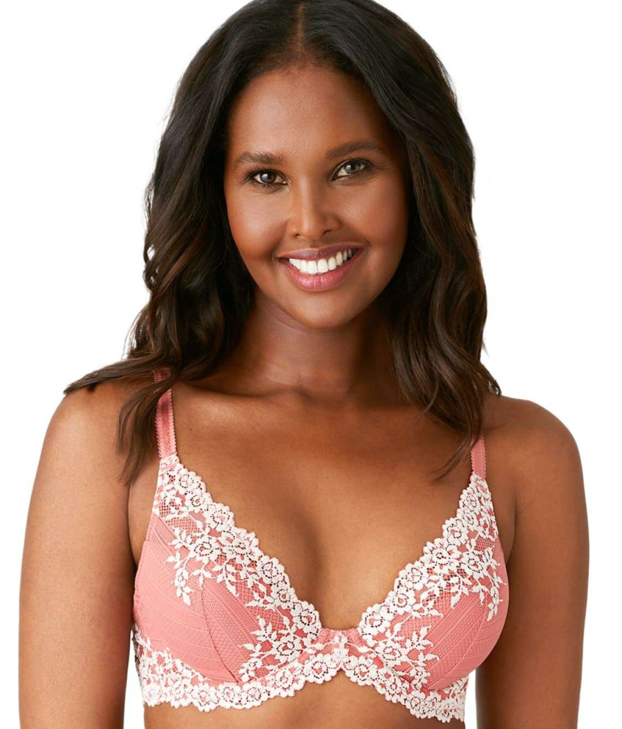 Wacoal Bras * | Online Wacoal Embrace Lace Plunge T-Shirt Bra