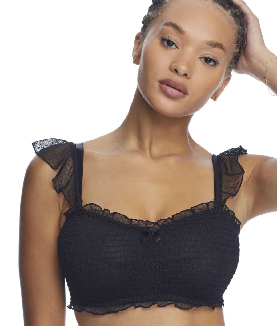 Pour Moi Bras * | Outlet Pour Moi Summer Vibe Convertible Bralette Black