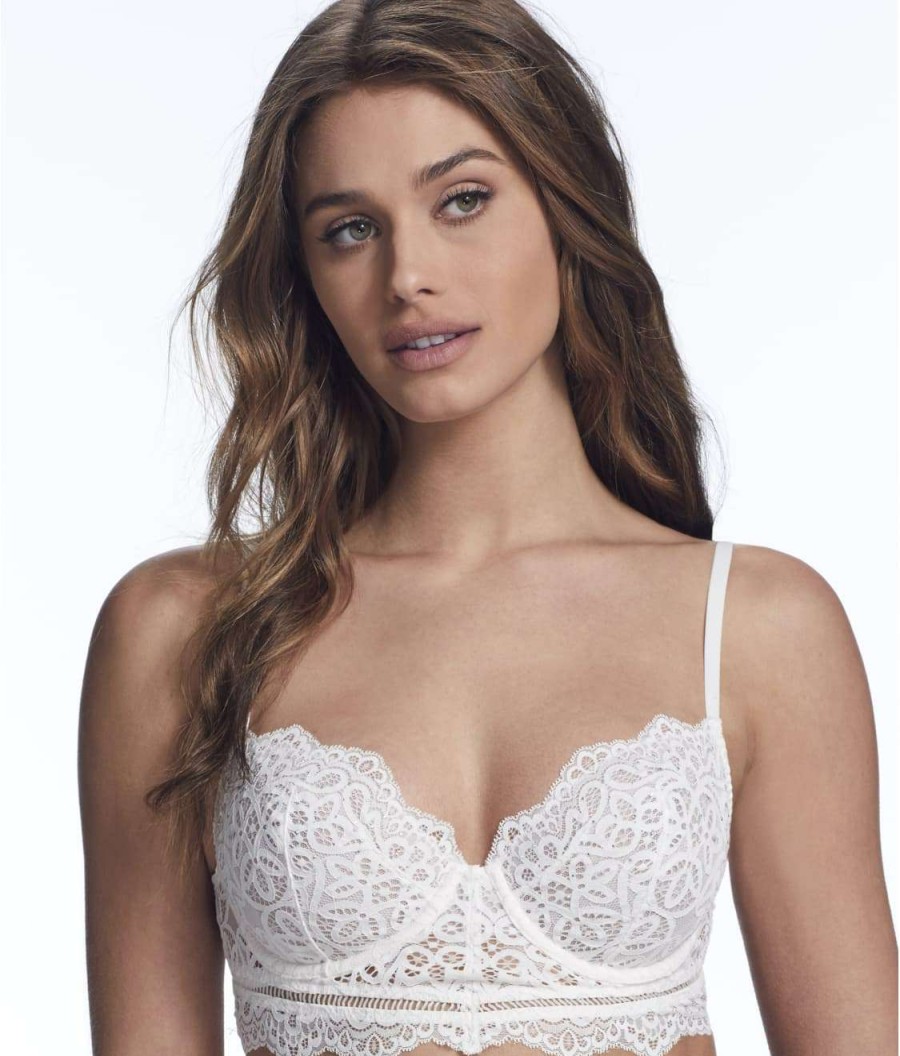 Bras * | Online Inner Secrets Lace Underwire Bra White