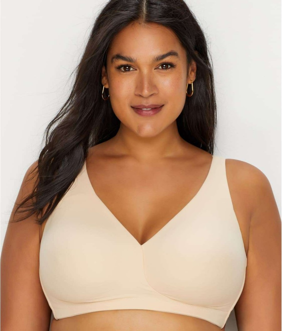 Wacoal Bras * | Cheap Wacoal How Perfect Full Figure Wire-Free Bra Naturally Nude