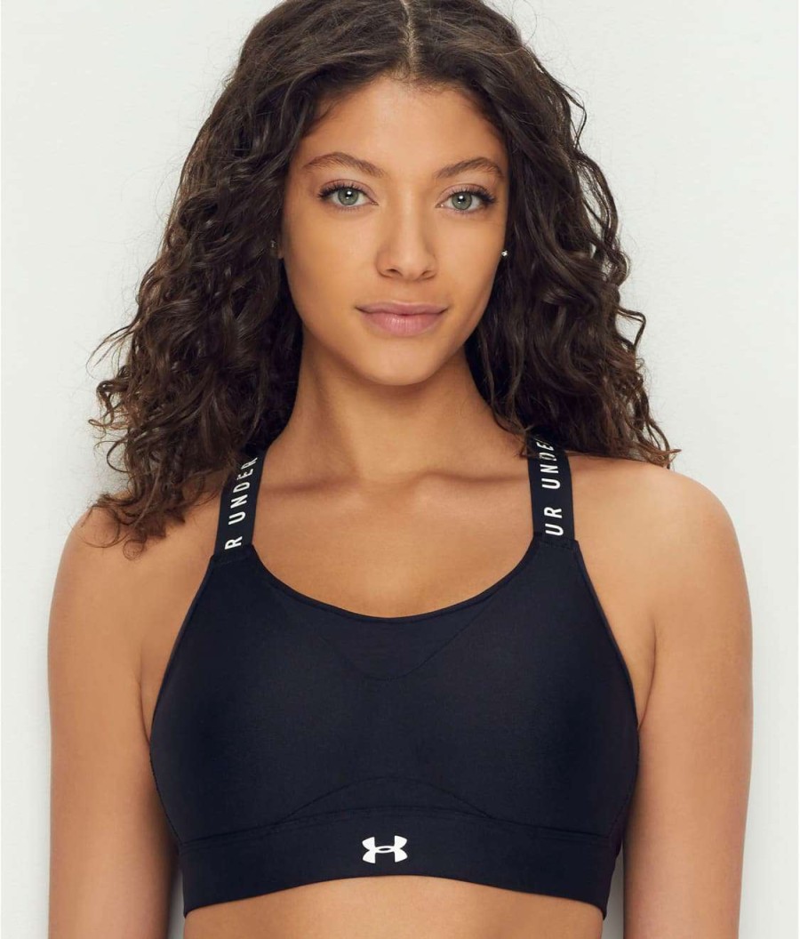 Bras * | Sale Under Armour Infinity High Impact Wire-Free Sports Bra Black