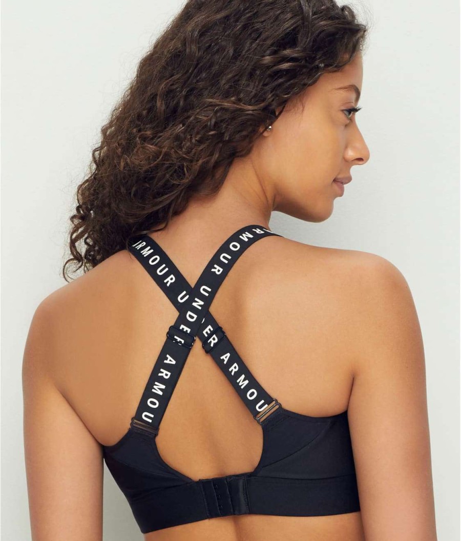 Bras * | Sale Under Armour Infinity High Impact Wire-Free Sports Bra Black