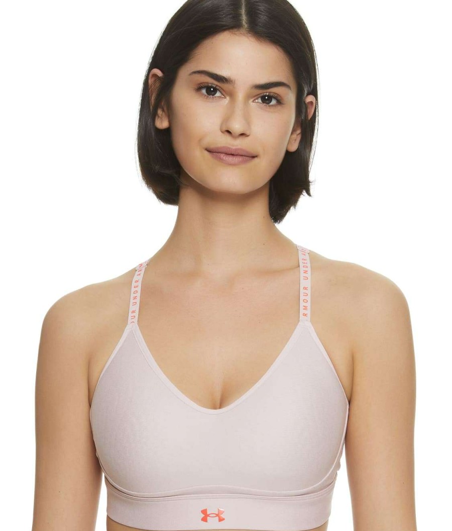 Bras * | Online Under Armour Infinity Low Impact Wire-Free Sports Bra Retro Pink