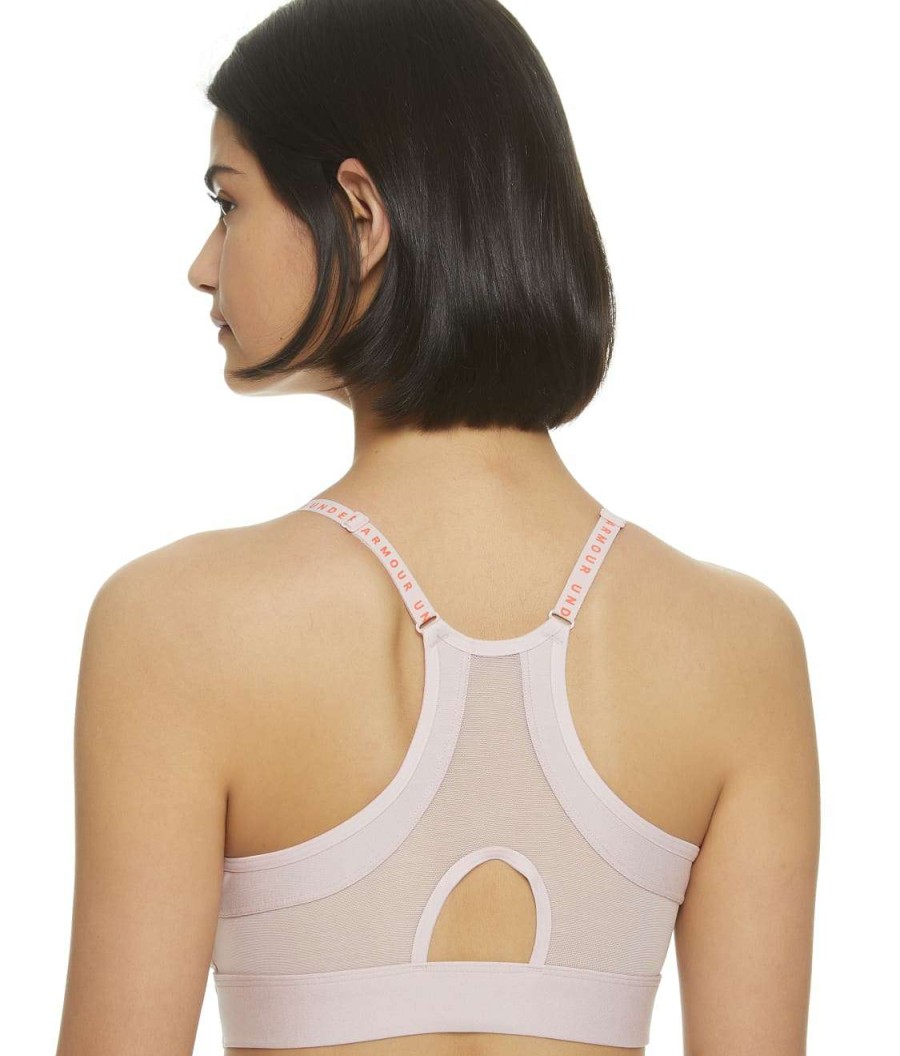 Bras * | Online Under Armour Infinity Low Impact Wire-Free Sports Bra Retro Pink